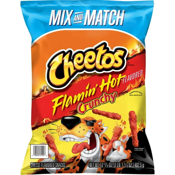 Crunchy Flamin' Hot Cheese Snacks, 17.37 oz.