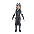 thumbnail image 2 of STAR WARS Ahsoka Tano Official Girls Youth Halloween Costume Small - Printed Costume Top and Pants with Gauntlets, and Fabric Headpiece, 2 of 9