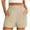 Beige, variant on YABCSAZ Women's Shorts Cotton Linen Casual Shorts Summer Casual High Waisted Bermuda Shorts Plus Size Jogging Shorts Soft Comfy Business Work Shorts for Workout Fitness Athletic Shorts Gym Shorts