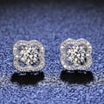 thumbnail image 1 of Pendientes de trébol de cuatro hojas de la suerte de Moissanite, pendientes de plata S925, accesorios, joyería, 1 of 3