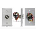 thumbnail image 3 of Door Access Control System Exit Button Door Release Switch with Indicator Light, 3 of 3
