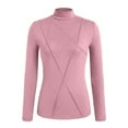 thumbnail image 4 of MHFRRA Camiseta Informal para Uso Diario, Cómoda y Elegante, Ideal para Usar En Capas O Como Outfit. Camiseta Versátil para Cualquier Ocasión, Imprescindible En Tu Armario. Rosa, 4 of 4