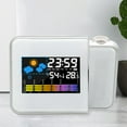thumbnail image 4 of Yibooy Smart Alarm Clock Adjustable Projection Angle Projection Clock (White), 4 of 6