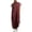 Wine, variant on Stand Collar Oversized Overall Jumpsuit for Women Versatile Striped Contrast Pocketed Zip Front Harem Wide Leg Casual Pants for All Occasions