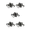 thumbnail image 2 of ZheElen 10pcs Zipper Pulls Cord Rope Ends Slider For Clothing/Bags 65mm Style A 5Set, 2 of 6