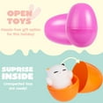 thumbnail image 4 of Joyfy 72 Packs Prefilled Easter Eggs with Mochi Toys,Mochi Squishies Stress Relief Toys Stuffed Plastic Easter Eggs for Easter Basket Kids, 4 of 7