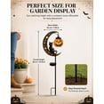thumbnail image 3 of Solar Halloween Cat & Pumpkin Garden Light, Waterproof LED Moon Stake Decor, Outdoor Yard Light for Patio Lawn Pathway, 3 of 7