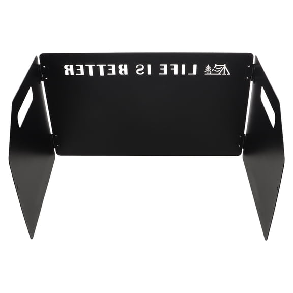 Hytrove Camping Stove Wind Blocker Iron 1Pcs Outdoor Enthusiasts Lightweight