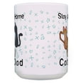 thumbnail image 3 of ThisWear Cat Coffee Mug Stay At Home Cat Dad Cup Cat Novelty Gifts Cat Present 15oz Coffee Mug Dad, 3 of 4