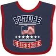 thumbnail image 3 of Inktastic Future Firefighter Boys or Girls Baby Bib, 3 of 4