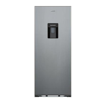 Galanz 6.5 Cu ft One Door Refrigerator, with Water Dispenser, Stainless Steel Look, Estar, New