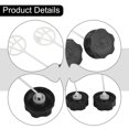 thumbnail image 4 of 2 Pcs Black Plastic Fuel Tank Cap for Various Hedge Trimmer Brush Cutter, 4 of 9