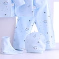 thumbnail image 5 of Wxirdiow Layette Sets for Newborns Unisex Baby Boy Girl Layette Sets 7 Packs Newborn Boy Girl Clothes Infant Baby Shower Gift Sets Sky Blue Size,0-3 Months, 5 of 6