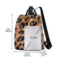 thumbnail image 3 of FORMRS Women's Travel Backpack Purse Anti-Theft Hidden Pockets Casual Shoulder Bag, Leopard Pattern, 3 of 7