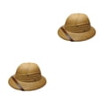 thumbnail image 4 of Guardurnaity Sombrero de protección solar, gorra con borde de sombra, ropa y cómoda, sombreros de verano para niño y niña, ocio, compras Caqui 52-54cm 2piezas, 4 of 6