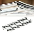 thumbnail image 4 of Binding Spines,  Page Turning 30 Holes Binding Coils Aging Resistant 10Pcs Strong Adhesion  For Loose Leaf For Student Black, 4 of 8