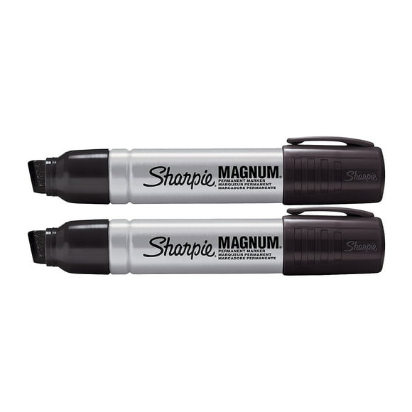 Rotulador permanente Sharpie Magnum 15,88 mm, 2 unidades, color negro