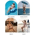 thumbnail image 5 of SHEWIN Bathing Suit for Womens U-Wire Cutout 2 Piece Bikini Set High Waisted Floral Print Swimsuits Summer Beach Swimear, 5 of 7