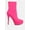 Pink, variant on Patotie Lycra High Heel Ankle Boots