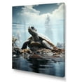 thumbnail image 2 of Designart "Turtle In Simplified Form" Animals Turtle Wall Art Living Room, 2 of 7