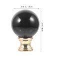 thumbnail image 3 of Ferencaa Ball Lamp Finial Table Lamp Finial Cap Floor Lamp Finial Knob for Lamp Shade Top, 3 of 10