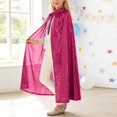 thumbnail image 2 of Girls Glitter Lace Cape Shawl Wrap Party Dress Up Fairy Tale for Kids, 2 of 7