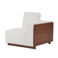 thumbnail image 2 of GDF Studio Modern 3-Seater L-shaped Modular Sofa with Boucle Upholstery, Rubberwood Frame, Beige & Brown, 2 of 26