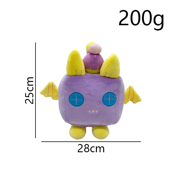 Pet Simulator 2 Balloon Plush, Fun Square Cat Cartoon Stuffed Figure