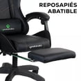 thumbnail image 2 of Silla Gamer Ergonomica Geekleaks Reclinable Altura Ajustable Soporte Lumbar Reposa Pies Negro GNGC01, 2 of 8
