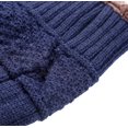 thumbnail image 6 of Toddler Kids Boys Girls Beanie Slouchy Hat Winter Windproof Warm Knit Skull Cap 5-14 Years Navy, 6 of 14