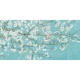 thumbnail image 2 of Wiens James 18x11 White Modern Wood Framed Museum Art Print Titled - April Breeze I Teal, 2 of 4