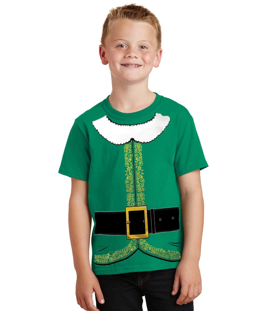 Elf Suit Christmas Youth TShirt