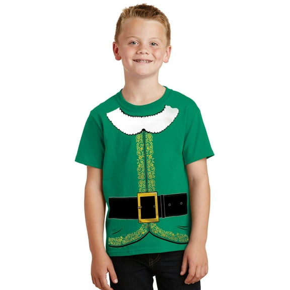 Elf Suit Christmas Youth T-Shirt
