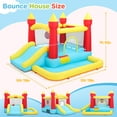 thumbnail image 5 of Toiyjofe Toddler Bounce House with Blower & Slide, Inflatable Bouncer with Ball Pit for Kids 3-6, Indoor Outdoor Use, 5 of 11