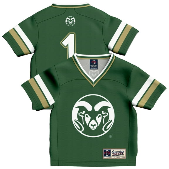 Toddler GameDay Greats #1 Green Colorado State Rams Lightweight Collegiate Football Fashion Jersey