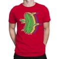 thumbnail image 2 of Officially Licensed Van Holten Pickles Vibrant Pickle with Rainbow Splash Men's T-shirt, 2 of 3
