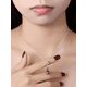 thumbnail image 4 of Collar 925 En Plata Con Dije Los Vengadores Spiderman Red, 4 of 5