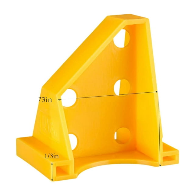 20 piezas de espaciadores para pisos, accesorios para pisos laminados para tablones de vinilo LVT Amarillo