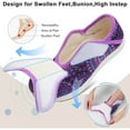 thumbnail image 7 of Leisfit Woman Slippers Diabetic Orthopedic House Shoes, Wide Width Adjustable, 7 of 7