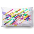 thumbnail image 1 of BSDHOME Bonne Année 2018 Salutation Numéros Multicolores avec Coussin Housse de Coussin 20x30 Pouces, 1 of 1
