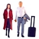 thumbnail image 3 of Figuras de mujeres y hombres con maleta Hugo Diorama 1:64 decoración de escenas en miniatura, 3 of 10