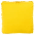 thumbnail image 3 of SAFAVIEH Grema Solid Floor Pillow, 22" x 22", Yellow, 3 of 5
