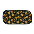 thumbnail image 5 of Uemuo Flower (2) Printed Pencil Pen Case, Portable Pencil Pouch with Zipper, Compact Stationery Bag Makeup Bag, Pencil Bag for Home Office, 5 of 9