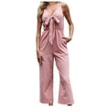 thumbnail image 6 of IROINNID Sleeveless Jumpsuit For Women Full-Length Ladies Summer Backless Loose Long Rompers Jumpsuit, 6 of 9