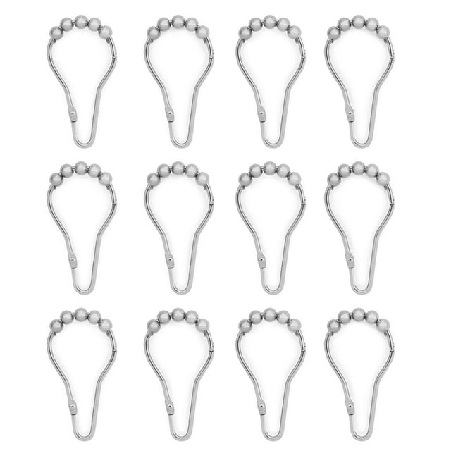 Mainstays Hinged Easy Gliding Shower Hooks