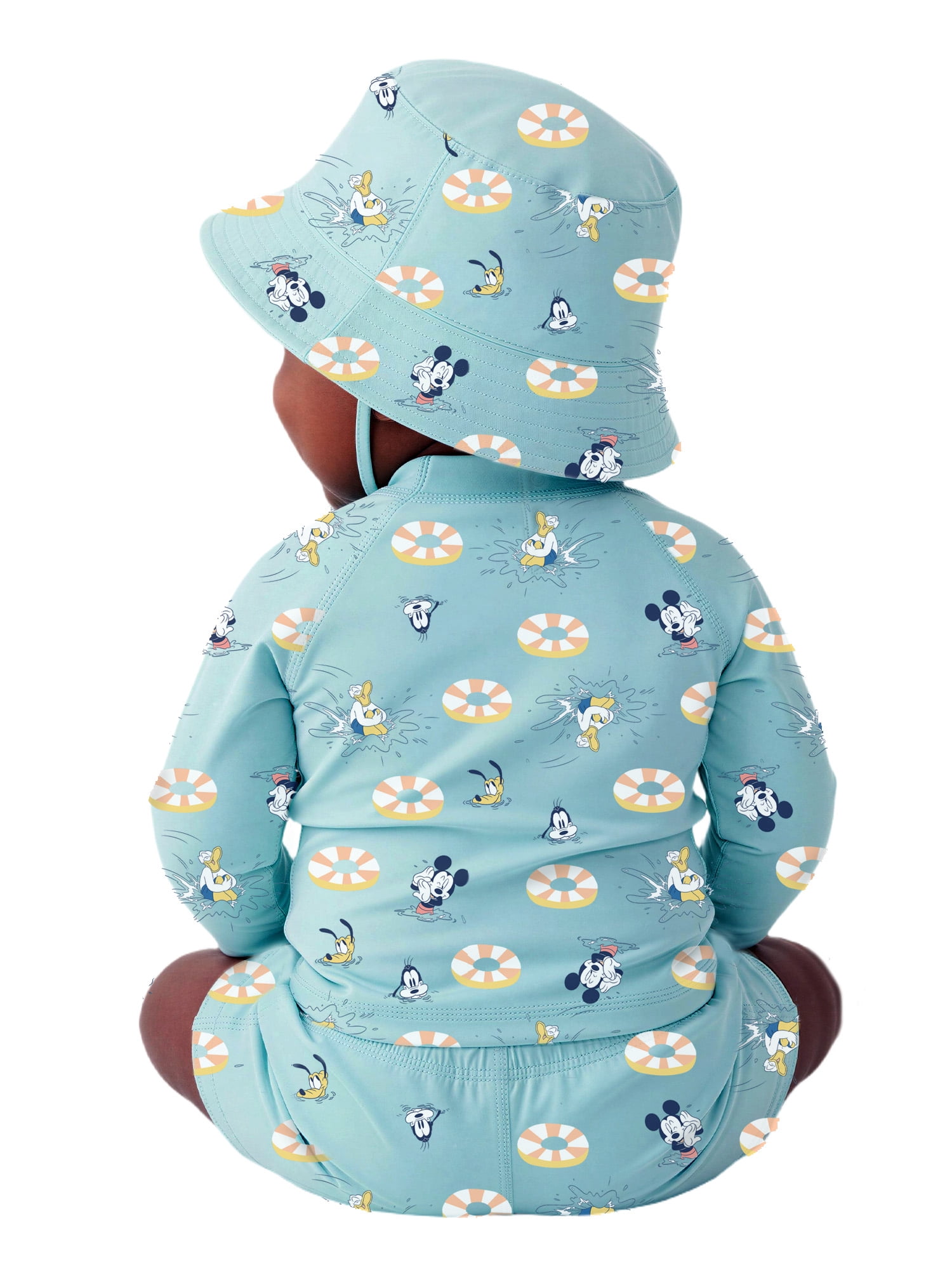Character Baby Boy Rash Guard Swim Set with Hat, Sizes 0/3M- 12M