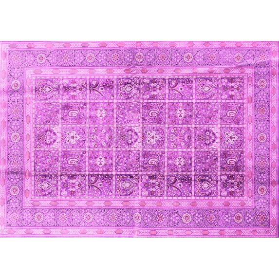 Ahgly Company Indoor Rectangle Persian Pink Traditional Area Rugs, 2' x 5'