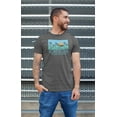 thumbnail image 2 of The Lower The Latitude The Better The Attitude. Beach T-Shirt for Men and Women Charcoal Grey, 2 of 8