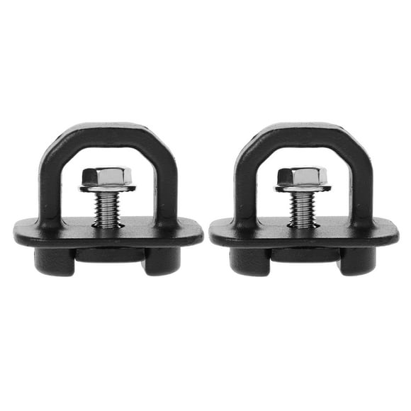RUNROTOO 2Pcs Truck Bed Hooks for Pickup Trucks Universal Fit Cargo Tie Down Anchors 5.3x1.8x1.6in