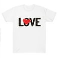 thumbnail image 4 of Yuanlook Valentines Day Short Sleeve Shirts for Women Love Heart Print T-Shirt Happy Valentine Day Tee Tops S-3XL, 4 of 5